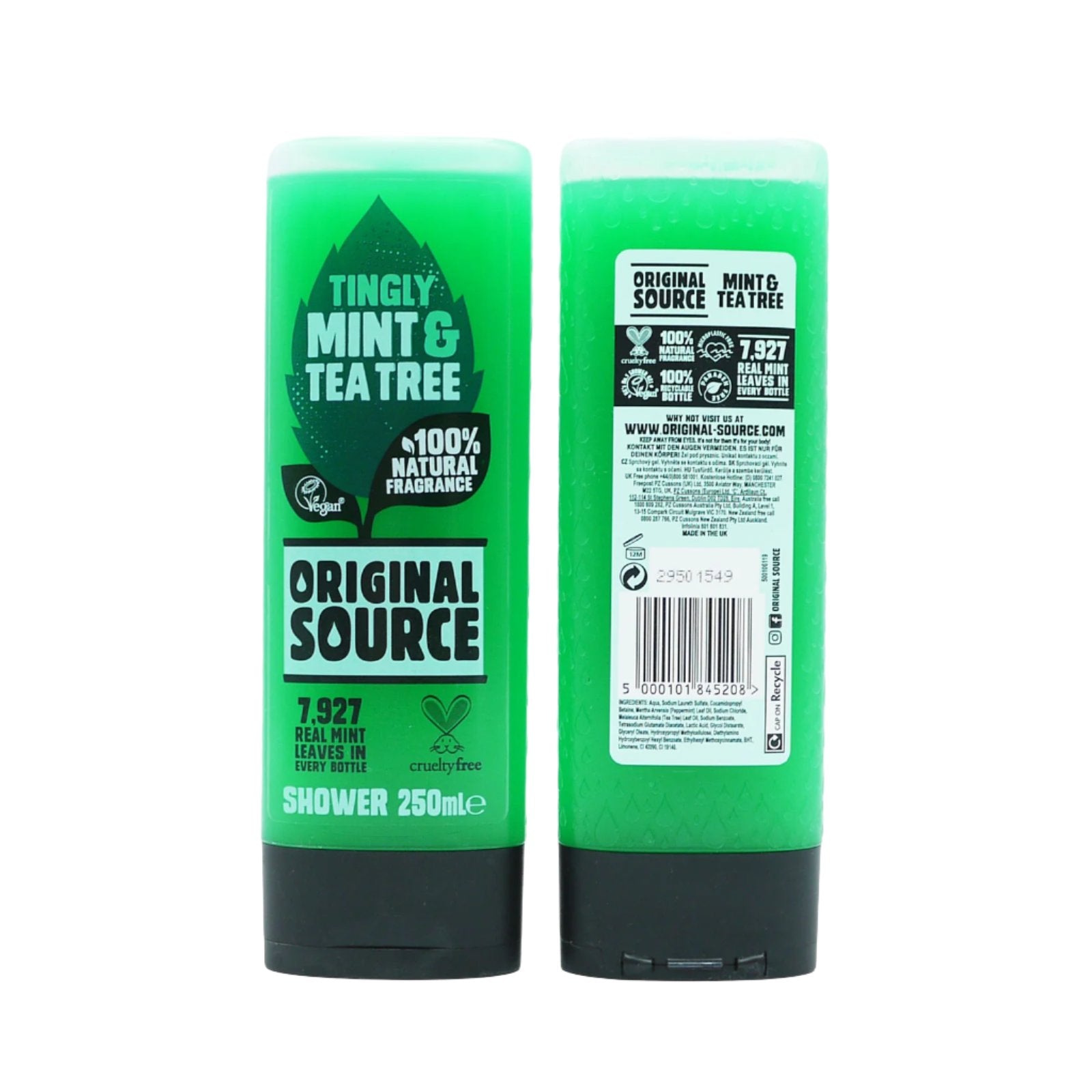 Buy Original Source Mint and Tea Tree Shower Gel 250ml - Premium Quality Toiletries Online - Product Image Buy Original Source Mint and Tea Tree Shower Gel 250ml - Premium Quality Toiletries Online - Product Image